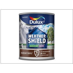 Dulux Weathershield Exterior Satin Hazelnut Truffle 750ml Dulux Weathershield Exterior Satin Hazelnut Truffle 750ml