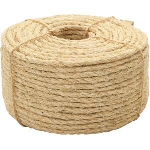 vidaXL Rope 100% Sisal 6mm 250m Twisted Twine Braided Rope Cat Scratching vidaXL Rope 100% Sisal 6mm 250m Twisted Twine Braided Rope Cat Scratching