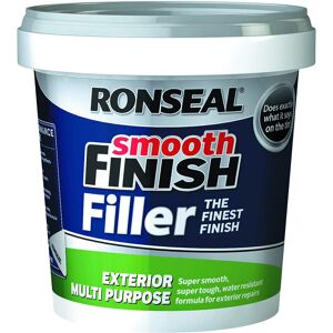 Ronseal Smooth Finish Exterior Multi Purpose Ready Mix Filler Tub 1.2 Kg Re-Sealable Ronseal Smooth Finish Exterior Multi Purpose Ready Mix Filler Tub 1.2 Kg Re-Sealable