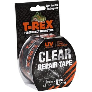 T-Rex T Rex Tape Ferociously Strong Clear Repair Tape, 48mm x 8.2m easy to tear by han T-Rex T Rex Tape Ferociously Strong Clear Repair Tape, 48mm x 8.2m easy to tear by han