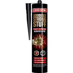 Evo-Stik 30607440 Seriously Strong Stuff Fast Setting Adhesive 290ml, White Evo-Stik 30607440 Seriously Strong Stuff Fast Setting Adhesive 290ml, White