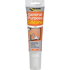 Everbuild General Purpose Silicone Sealant, White, 80 ml Everbuild General Purpose Silicone Sealant, White, 80 ml