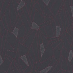 (Anthracite Grey Red 37677-3 ) AS Creation Geometric Embossed Geo Wallpaper Text (Anthracite Grey Red 37677-3 ) AS Creation Geometric Embossed Geo Wallpaper Text