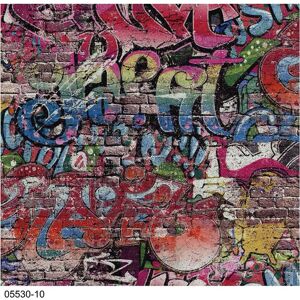 Erismann P&S Graffiti Street art Children Kids Teenager Tag Brick Wall Textured Wallpaper Erismann P&S Graffiti Street art Children Kids Teenager Tag Brick Wall Textured Wallpaper