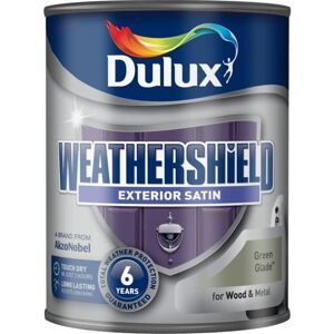 Dulux Weathershield Exterior Satin 750ml Green Glade Dulux Weathershield Exterior Satin 750ml Green Glade