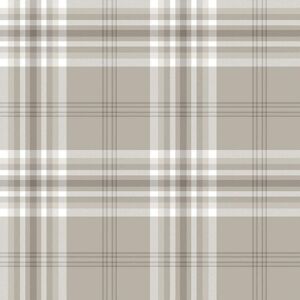 Muriva Mushroom White Taupe Check Wallpaper Country Tartan Plaid Muriva Mushroom White Taupe Check Wallpaper Country Tartan Plaid