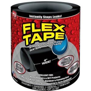 Unbranded FLEX TAPE 5' Strong Rubberized Waterproof Seal Repair Leaks Adhesive Patch BLACK Unbranded FLEX TAPE 5' Strong Rubberized Waterproof Seal Repair Leaks Adhesive Patch BLACK