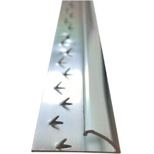 Royale (Silver, 3ft) Metal Threshold Strip Door Bar Carpet To Vinyl/Lino Single Edge Do Royale (Silver, 3ft) Metal Threshold Strip Door Bar Carpet To Vinyl/Lino Single Edge Do