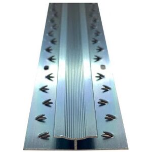 Royale (Grey, 9ft) Carpet To Carpet Door Bar Double Trim Transition Threshold Royale (Grey, 9ft) Carpet To Carpet Door Bar Double Trim Transition Threshold