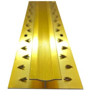 Royale (Gold, 3ft) Carpet To Carpet Door Bar Double Trim Transition Threshold Royale (Gold, 3ft) Carpet To Carpet Door Bar Double Trim Transition Threshold