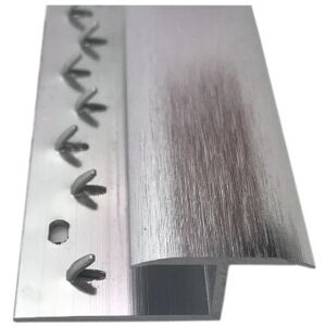 Royale (Brushed Silver, 9ft) Prestige Threshold Strip Carpet to Flooring Transition Z E Royale (Brushed Silver, 9ft) Prestige Threshold Strip Carpet to Flooring Transition Z E