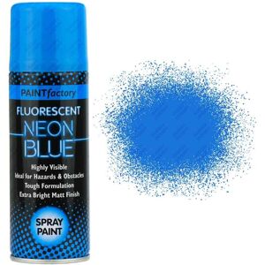 Rapide Neon Blue Spray Paint Fluorescent 200ml Rapide Neon Blue Spray Paint Fluorescent 200ml
