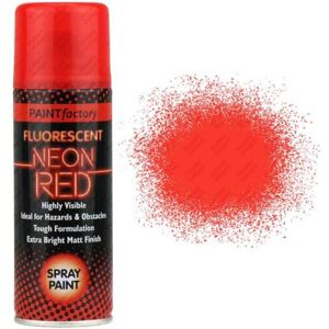 Rapide Neon Red Spray Paint Fluorescent 200ml Rapide Neon Red Spray Paint Fluorescent 200ml