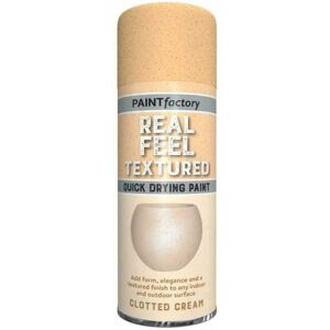 Rapide Paint Factory Real Feel Clotted Cream Spray 400ml Rapide Paint Factory Real Feel Clotted Cream Spray 400ml