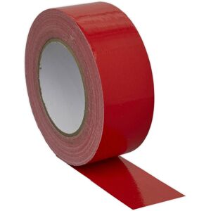 Loops 50mm x 50m RED Duct Tape Roll - EASY TEAR - High Tack Moisture Resistant Seal Loops 50mm x 50m RED Duct Tape Roll - EASY TEAR - High Tack Moisture Resistant Seal