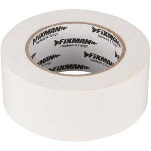 Loops 50mm x 50m White SUPER HEAVY DUTY Duct Tape Strong Waterproof Grab Adhesive Roll Loops 50mm x 50m White SUPER HEAVY DUTY Duct Tape Strong Waterproof Grab Adhesive Roll