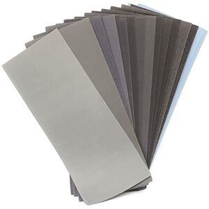 FEIHU-Ultra Fine 17 Sheet Wet Dry Sandpaper,120 to 3000/5000/7000/8000/10000 Ass FEIHU-Ultra Fine 17 Sheet Wet Dry Sandpaper,120 to 3000/5000/7000/8000/10000 Ass