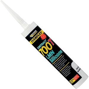 Everbuild 700TWH PVCU and Roofing Silicone Sealant 700T C3 - White Everbuild 700TWH PVCU and Roofing Silicone Sealant 700T C3 - White