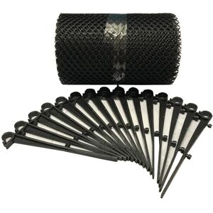 Selections Gutter Protection Mesh Guard with 15 Fixing Clips (6m x 17.5cm) Selections Gutter Protection Mesh Guard with 15 Fixing Clips (6m x 17.5cm)