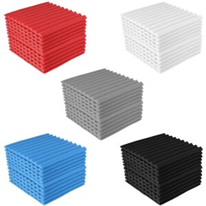 GreenZech (Black) 12PCS Acoustic Panels Soundproofing Foam Acoustic Tiles Studio Foam GreenZech (Black) 12PCS Acoustic Panels Soundproofing Foam Acoustic Tiles Studio Foam