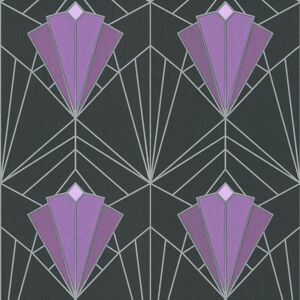 Isadora Purple Silver Wallpaper Debona Paste The Wall Glitter Textured Vinyl Isadora Purple Silver Wallpaper Debona Paste The Wall Glitter Textured Vinyl