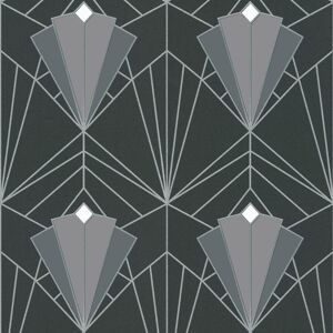 Isadora Grey Silver Glitter Textured Vinyl Wallpaper - Debona Paste The Wall, 10 Isadora Grey Silver Glitter Textured Vinyl Wallpaper - Debona Paste The Wall, 10