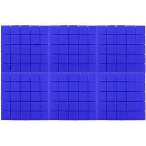 GreenZech (Blue) 6pcs Acoustic Panels tiles Studio Soundproofing Sound Foam Wedge KTV Home GreenZech (Blue) 6pcs Acoustic Panels tiles Studio Soundproofing Sound Foam Wedge KTV Home