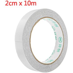 GreenZech (2cm*10m) Double Sided Cloth Duct Tape Strong Adhesive Gauze Fiber Carpet Mat Ta GreenZech (2cm*10m) Double Sided Cloth Duct Tape Strong Adhesive Gauze Fiber Carpet Mat Ta