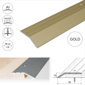 Cayrus (0.9m, Gold) A11 40mm Anodised Aluminium Door Threshold Ramp Profile Cayrus (0.9m, Gold) A11 40mm Anodised Aluminium Door Threshold Ramp Profile