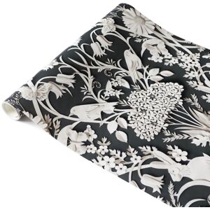 Fine Decor nu wallpaper ELOISE CHARCOAL peel & stick wallpaper (52.07cm x 5.49m) Fine Decor nu wallpaper ELOISE CHARCOAL peel & stick wallpaper (52.07cm x 5.49m)