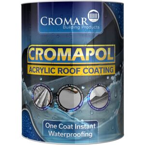 Cromar Building Products (White, 5kg) Cromapol Emergency Roof Repair Roof Paint Sealant Cromar Building Products (White, 5kg) Cromapol Emergency Roof Repair Roof Paint Sealant