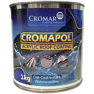 Cromar Building Products (Opaque (fibre Free), 1kg) Cromapol Emergency Roof Repair Roof Paint Sealant Cromar Building Products (Opaque (fibre Free), 1kg) Cromapol Emergency Roof Repair Roof Paint Sealant