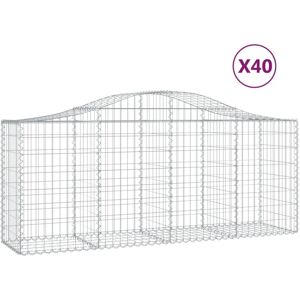 vidaXL Arched Gabion Basket - Garden Decorative Wall vidaXL Arched Gabion Basket - Garden Decorative Wall