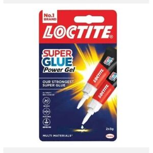 LOCTITE Super Glue Power Gel 2x3g Tube LOCTITE Super Glue Power Gel 2x3g Tube