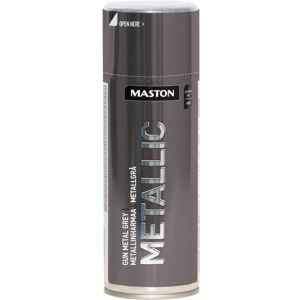 Maston Spray Paint Metallic Gloss Gun Metal Grey 400ml Maston Spray Paint Metallic Gloss Gun Metal Grey 400ml