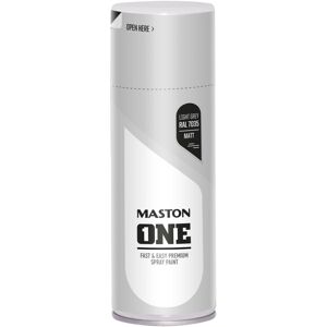Maston Spray Paint ONE - Matt Light Grey RAL7035 400ml Maston Spray Paint ONE - Matt Light Grey RAL7035 400ml