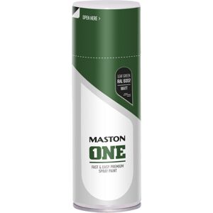 Maston Spray Paint ONE - Matt Leaf Green RAL6002 400ml Maston Spray Paint ONE - Matt Leaf Green RAL6002 400ml
