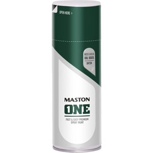 Maston Spray Paint ONE - Satin Moss Green RAL6005 400ml Maston Spray Paint ONE - Satin Moss Green RAL6005 400ml