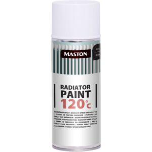 Maston Radiator Spray Paint White Satin 400ml - Quick-Dry, 2m² Coverage 180100 Maston Radiator Spray Paint White Satin 400ml - Quick-Dry, 2m² Coverage 180100