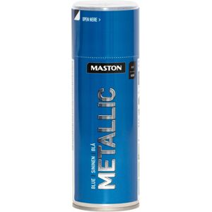 Maston Spray Paint Metallic Gloss Blue 400ml Maston Spray Paint Metallic Gloss Blue 400ml