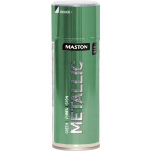Maston Spray Paint Metallic Gloss Green 400ml Maston Spray Paint Metallic Gloss Green 400ml