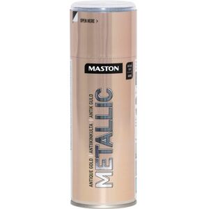 Maston Spray Paint Metallic Gloss Antique Gold 400ml - Fast-Drying Aerosol (2108 Maston Spray Paint Metallic Gloss Antique Gold 400ml - Fast-Drying Aerosol (2108