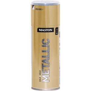 Maston Spray Paint Metallic Gloss Gold 400ml Maston Spray Paint Metallic Gloss Gold 400ml