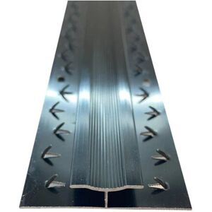 Royale (Black, 3ft) Carpet To Carpet Door Bar Double Trim Transition Threshold Royale (Black, 3ft) Carpet To Carpet Door Bar Double Trim Transition Threshold
