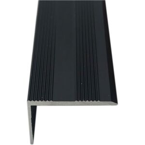 Royale (9ft, Black) Stair Nosing 15mm Threshold Trim/Edging 3ft or 9ft Royale (9ft, Black) Stair Nosing 15mm Threshold Trim/Edging 3ft or 9ft