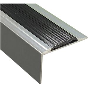 Royale (Silver) V1 Stair Nosing Threshold Trim Strip Edging 3ft Royale (Silver) V1 Stair Nosing Threshold Trim Strip Edging 3ft
