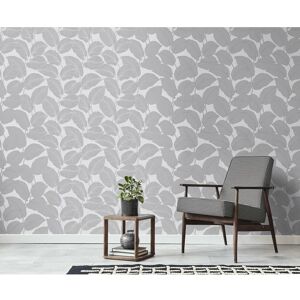Fine Decor Larson Leaf Wallpaper Fine Décor Grey Silver Textured Vinyl Metallic Fine Decor Larson Leaf Wallpaper Fine Décor Grey Silver Textured Vinyl Metallic