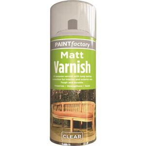 Rapide 250ML CLEAR MATT VARNISH SPRAY ALL PURPOSE EXTERIOR INTERIOR AEROSOL Rapide 250ML CLEAR MATT VARNISH SPRAY ALL PURPOSE EXTERIOR INTERIOR AEROSOL