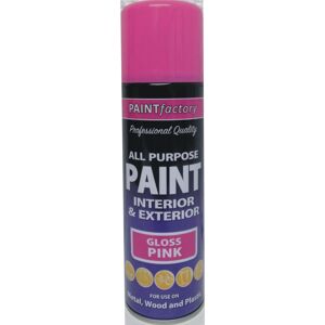 Rapide 250ml All Purpose Aerosol Pink Gloss Interior & Exterior Spray Paint Rapide 250ml All Purpose Aerosol Pink Gloss Interior & Exterior Spray Paint