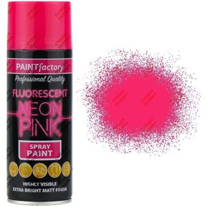 Paint Factory All Purpose Neon Pink Spray Can, 400 ml 1757PR Paint Factory All Purpose Neon Pink Spray Can, 400 ml 1757PR